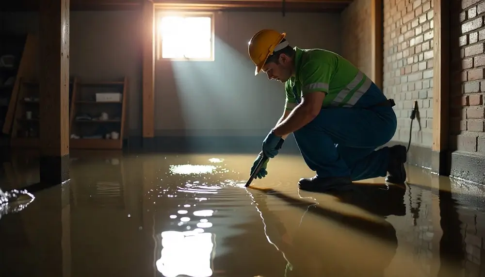 Professional water damage restoration services in Sharon Center, OH